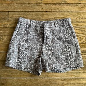 Banana Republic brown snake print shorts